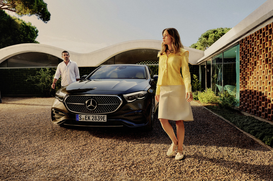 Antonio Banderas и Mercedes Benz