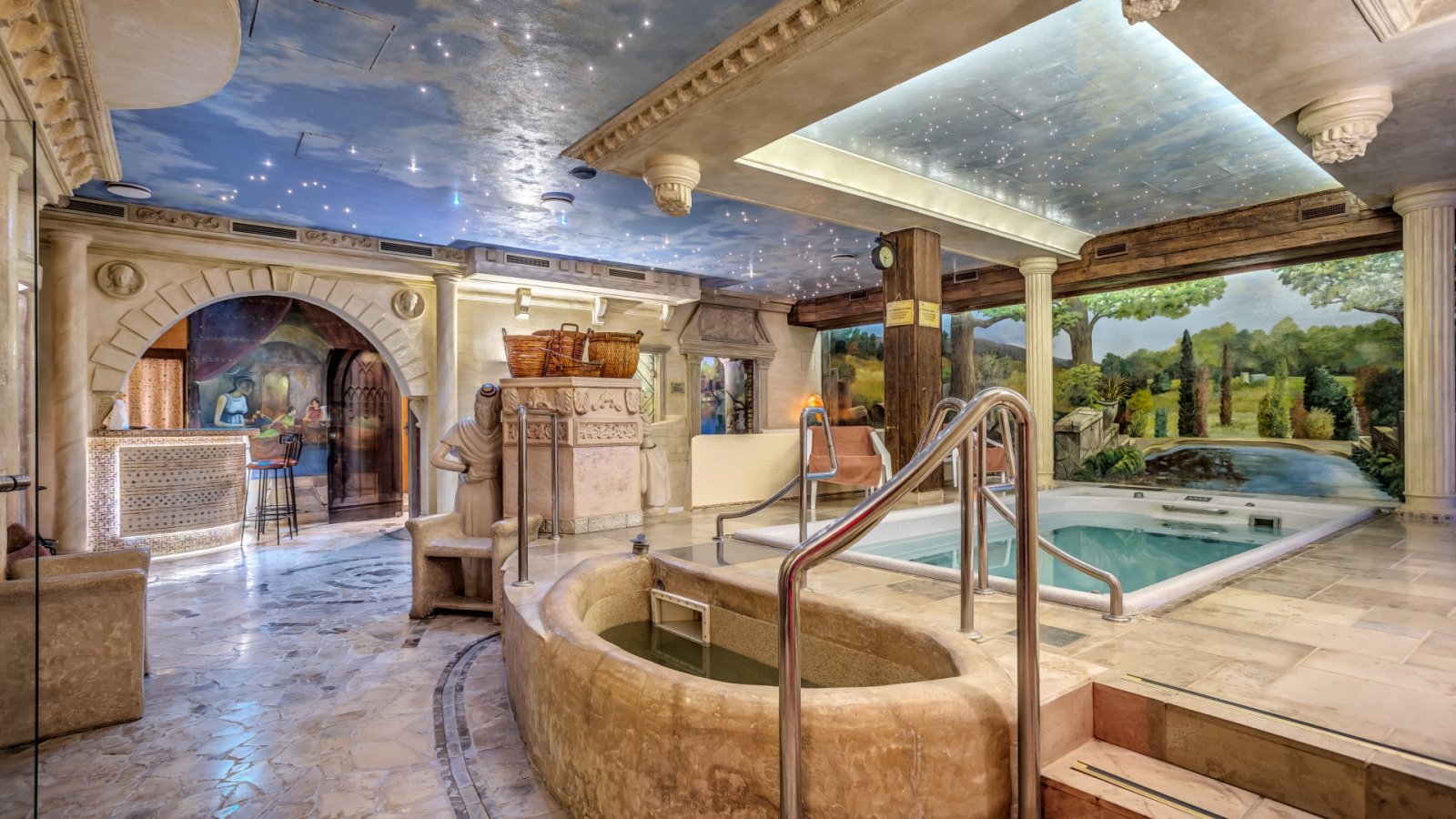 Комплекс Римских Бања Manorhouse Poi 0190панорама