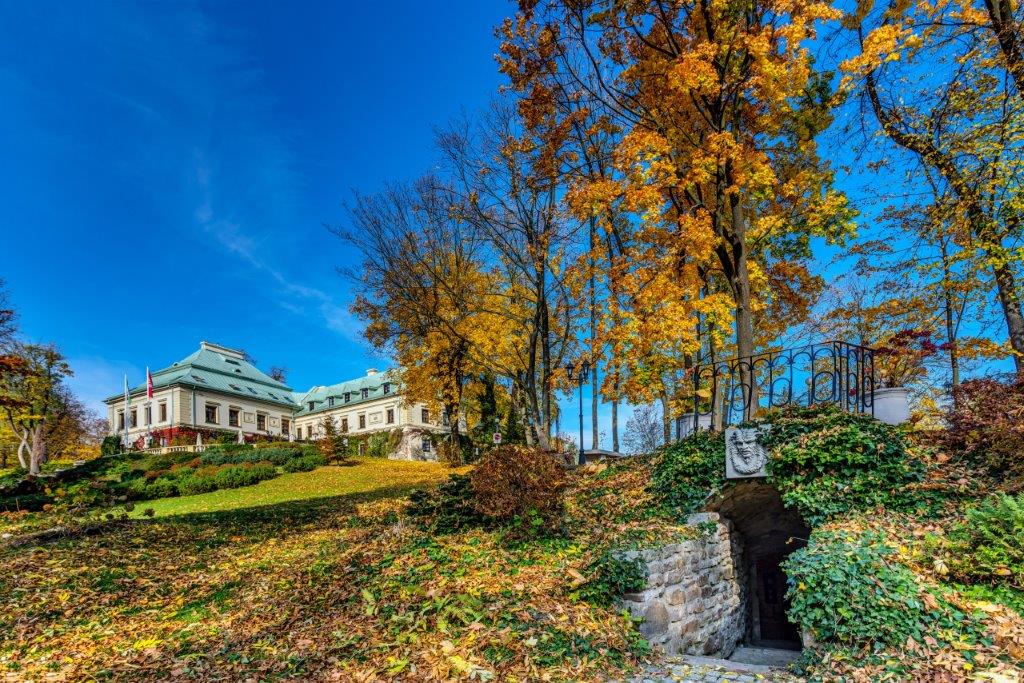 Дворац Одровонж јесеном