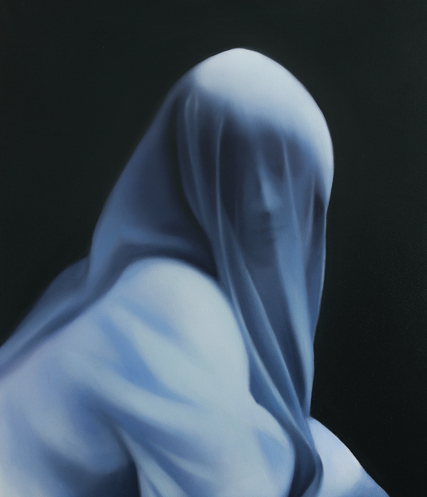 Патриција Пјентка Умем Да Будем Тишина 2024 Уље На Платну 70 X 60 Цм Мало