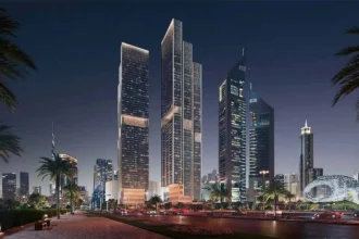 Пројекат Jumeirah Residences Emirates Towers ауторства Scda Architects у Дубаију