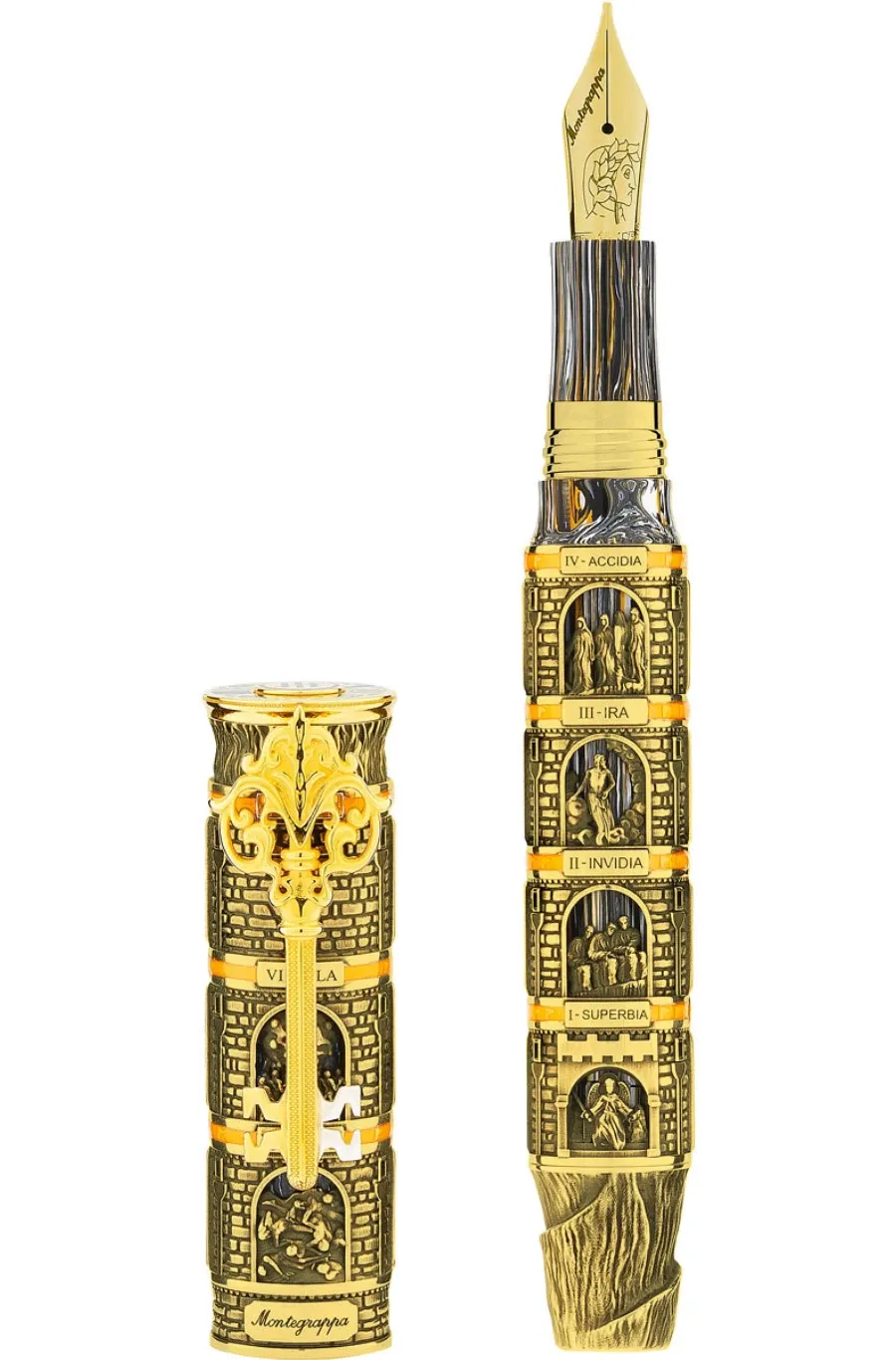 Montegrappa Фонтана Оловка