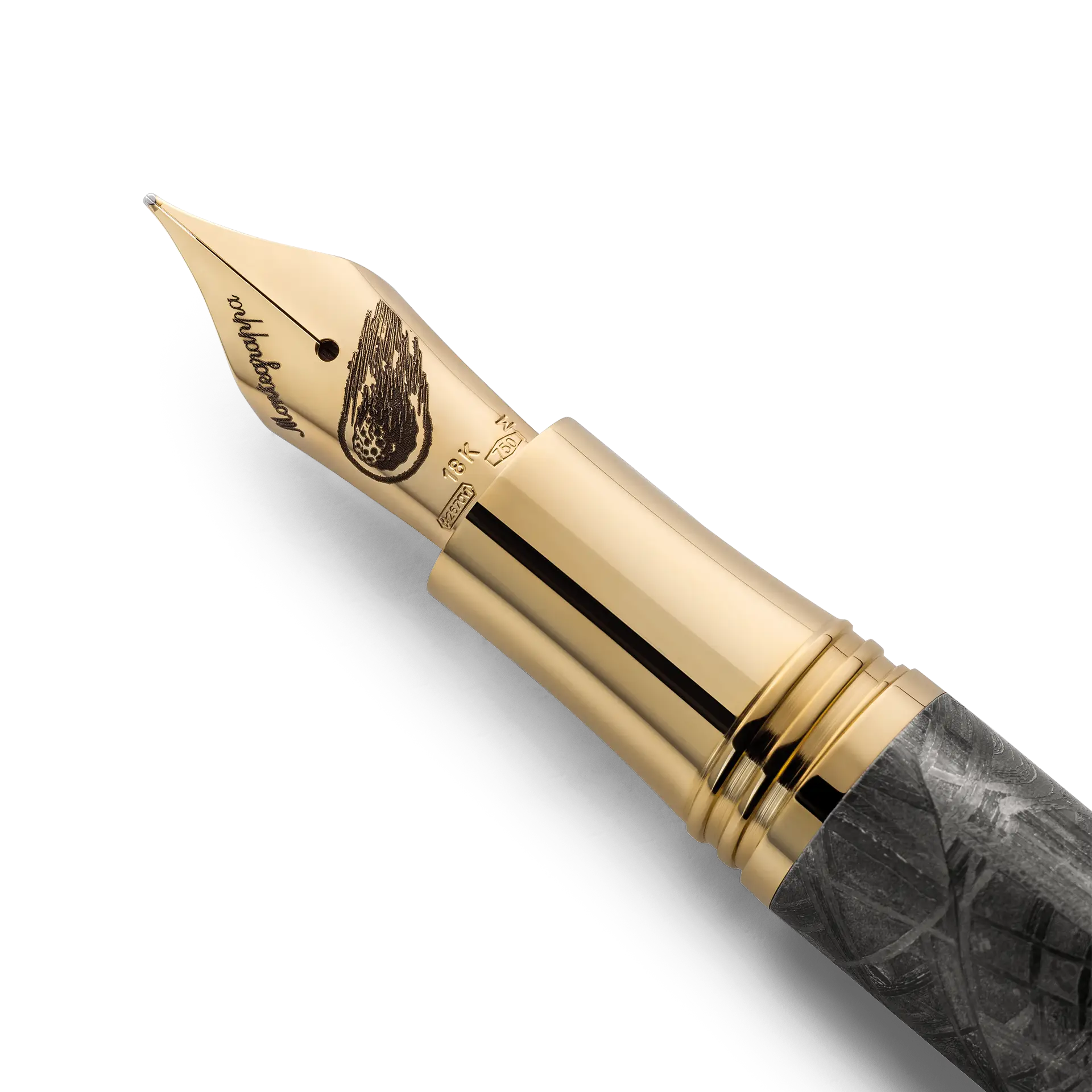 Montegrappa Муонионалуста Метеорит Фонтана Оловка2